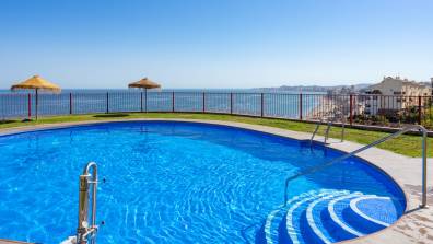 Seaview terrace with pool in Carvajal by Costarentals - Ref 103