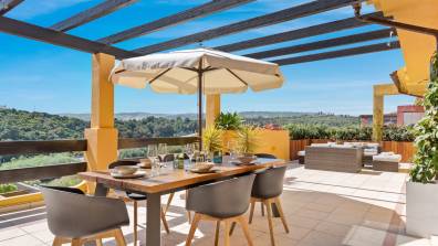 Casares sunny terrace with pool by Costarentals - Ref M25